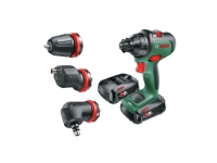 2 gear-Batteri boremaskine Bosch Home and Garden AdvancedDrill 18 18 V inkl. ekstra batteri, Kuffert, Inkl. oplader