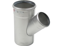Blücher gr.rør 45gr.110-75mm - strømlinet RF AISI 304.Alm RF stål