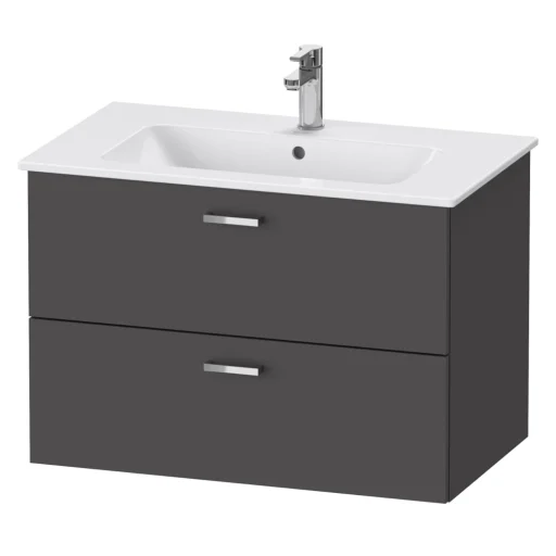 Duravit XBase underskab m/skuffer, 80x47,5 cm, mat grafit