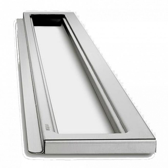 Unidrain Classicline Ramme Linje Væg 900 Mm H 12 Mm Børstet stål