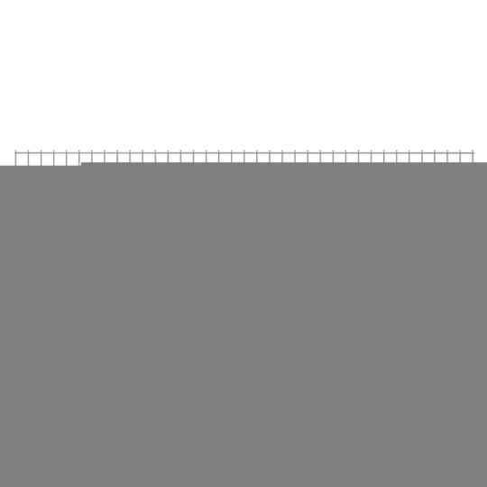 vidaXL havehegnspaneler 2D 2,008x0,83 m 36 m (total længde) sølvfarvet