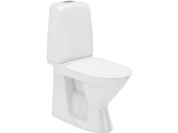 Ifö Spira toilet 6260 limning - hvid med lukket S-lås til limning