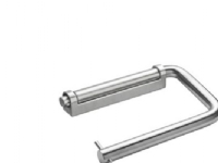 d line Toiletrulleholder - 145 mm. Slebet