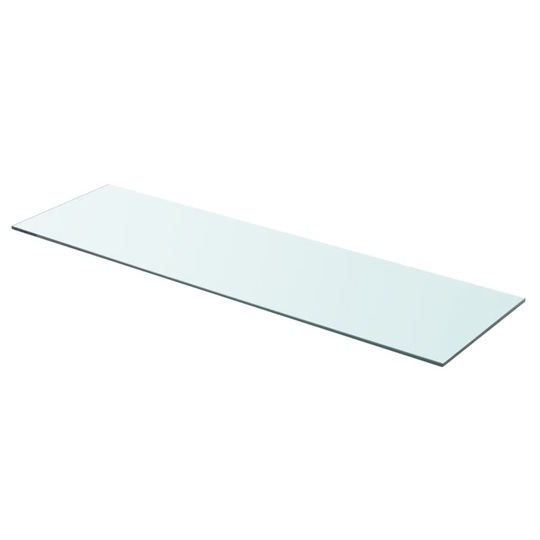 vidaXl hylde glaspanel klar 90x25 cm