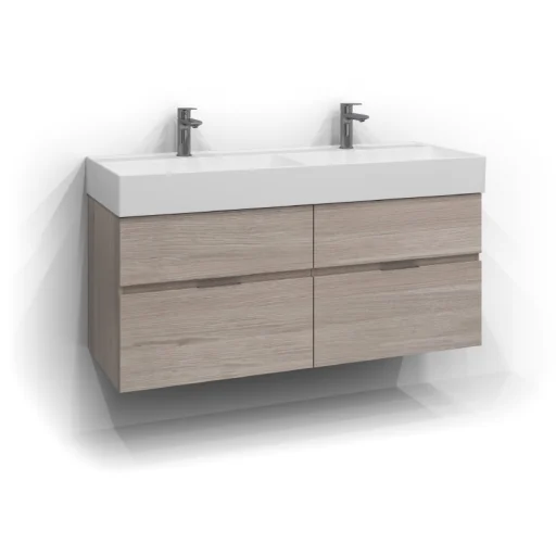 Svedbergs Forma Sans underskab, med greb, 120x45 cm, blond eg