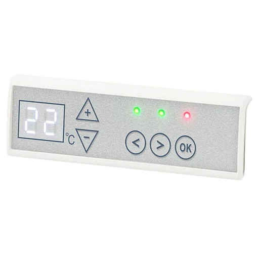 Glamox Digital termostat til TPA og TLO, 230V, Hvid