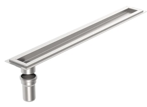 Blücher Waterline afløbsrende, 1000 mm, Til beton/fliser