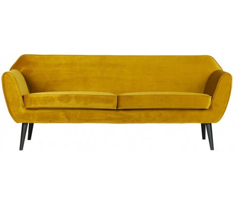 2,5-personers sofa B187 cm - Okker velour