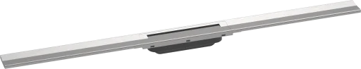 Hansgrohe Raindrain Flex afløbsrende, fri montering, 1000 mm, børstet rustfrit stål