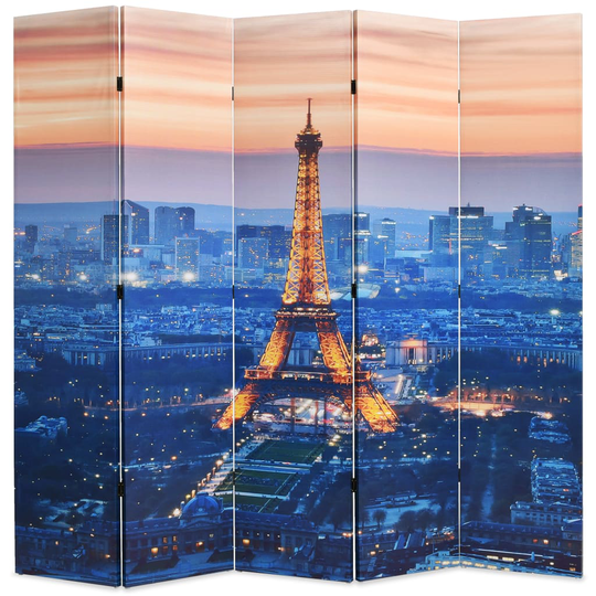 vidaXL foldbar rumdeler 200 x 170 cm Paris by Night