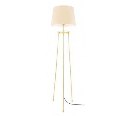 Lismore Gulvlampe H162,5 cm 1 x E27 - Messing/Creme
