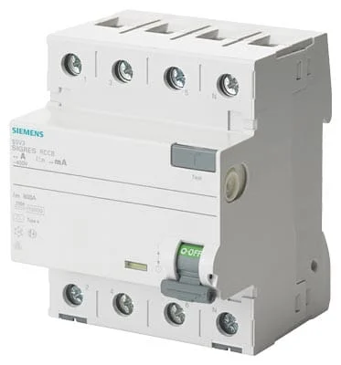 Sigres Fejlstrømsafbryder PFI 40A, 4P, 300mA, 4MW, 5SV3644-6KK12