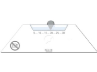 Nobø NCU-1R Digital Termostat med Radiomodtager for Nobø Energy control. Sparetemperatur sættes i app.