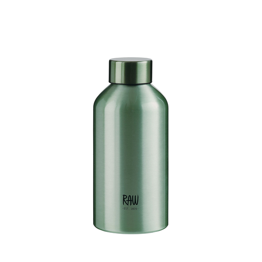 AIDA RAW to go aluflaske 0,5 l green