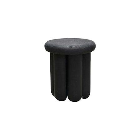 Phant Sidebord Sort Ø38 cm