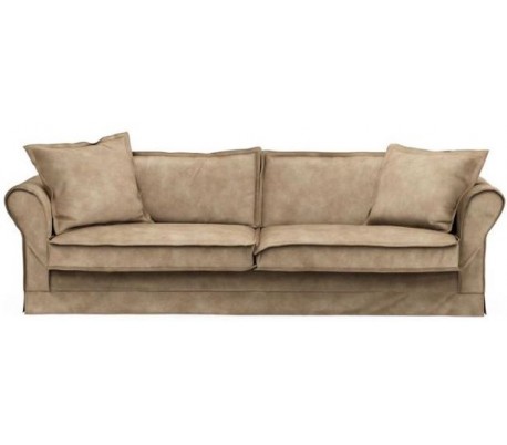 Carlton 3,5 personers sofa i velour B255 cm - Gylden beige