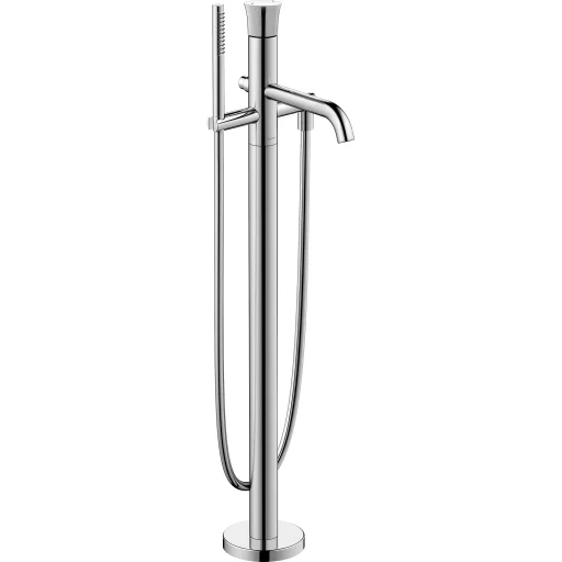 Duravit White Tulip fritstående kararmatur, krom