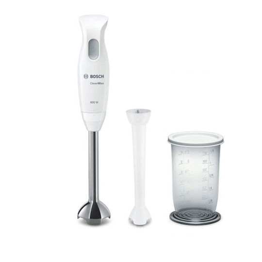 Stavblender CleverMixx 600 W - Hvid