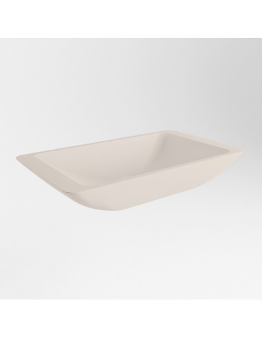 TOPI håndvask 59,5 x 34,5 cm Solid surface - Linned