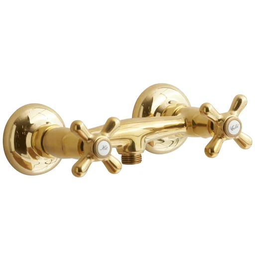 Lavabo Retro brusearmatur, messing
