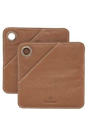 Grydelappe 2st Square 20x20 cm - Brun