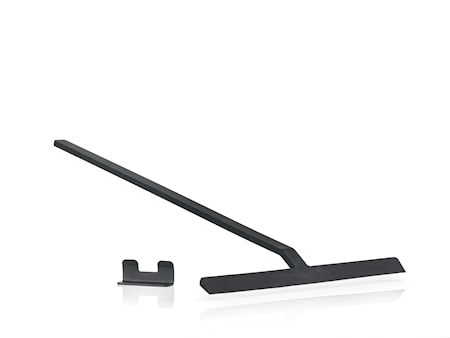Rim Skraber m. holder 30 cm Sort