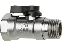 TA 400 Kuglehane Sort 15mm - DN15 sort afspæringsventil