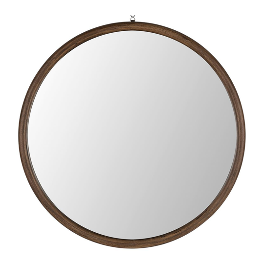 AMIRA spejl Ø60 cm (BLACK W/OAK HOOKS ONESIZE)