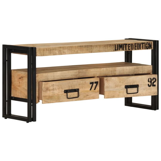 vidaXL tv-skab 100x30x45 cm massivt mangotræ