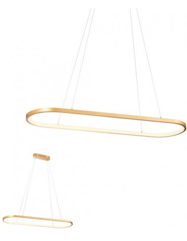 LAP Loftlampe i aluminium 91 x 26 cm 32W LED - Mat bronze