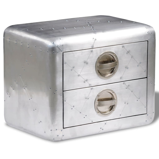 vidaXL sidebord med 2 skuffer vintage flyverstil