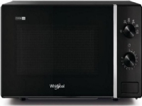 Whirlpool MWP 101 B, Bordplade, Solo mikroovn, 20 L, 700 W, Dreje, Sort