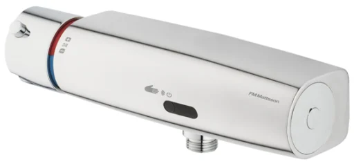 FMM Tronic Væghængt berøringsfri termostat med ½" ned t/batteri