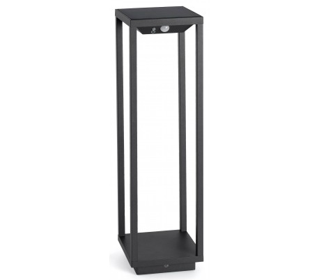 Saura havelampe med sensor H50 cm 1 x Solar LED 2,2W - Mørkegrå