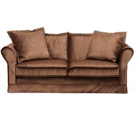 Carlton 2,5 personers sofa i velour B181 cm - Chokolade