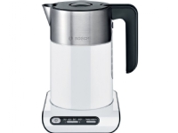 Bosch Styline TWK8611P - Kedel - 1.5 liter - 2.4 kW - hvid/rustfrit stål