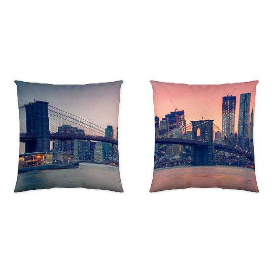 Pudebetræk Naturals Brooklyn Bridge (50 x 50 cm)