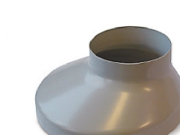 Plastmo brøndkrave Grå 75 - Ø150mm
