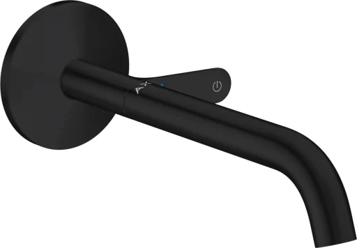 AXOR One Håndvaskarmatur til indbygning i væg Select m/220 mm tud, mat sort