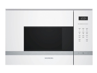 Siemens iQ500 BF555LMW0 - Mikrobølgeovn - til indbygning - 25 liter - 900 W - hvid