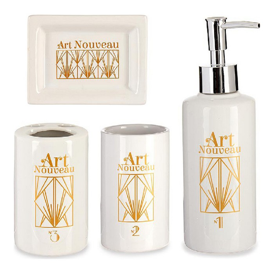 Conjunto de Banho Art Nouveau Keramik (4 pcs)