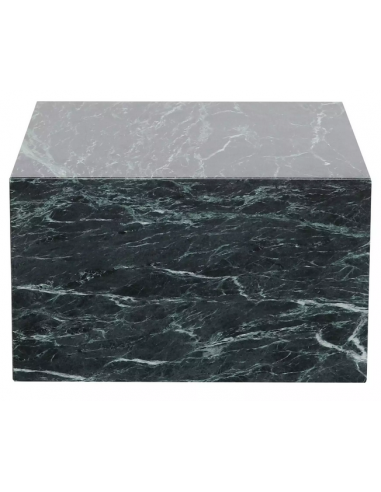 Bodil sofabord i marmor H31 x B50 x D50 cm - Grøn marmor