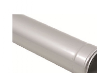 Blücher afl.rør 1 mf.75X1500mm - m.O-ring. AISI 316L.Syrefast stål