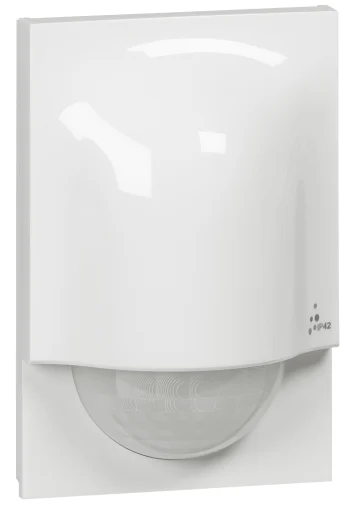Pir-Sensor rækkevidde 8M, 140°, 230V, 77x48x114 mm, IP41