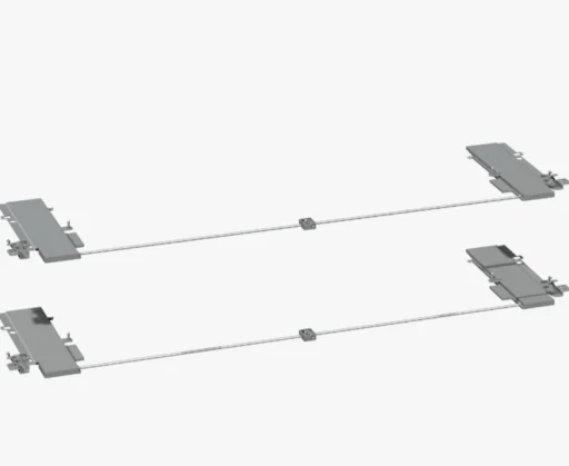 Dansani Push-open kit, 2 skuffer, 100 cm