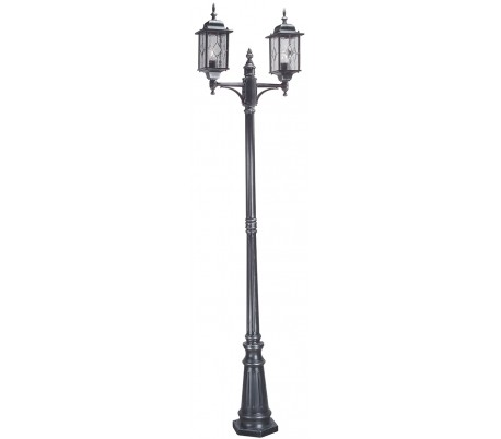 Wexford Havelampe H228,5 cm 2 x E27 - Patineret sortsølv