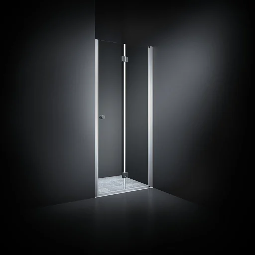 Dansani Match foldedør, niche 91,5-95,5 cm, med anslagsliste, klart glas