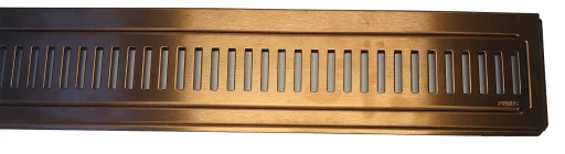 Purus Rib rist og ramme, 800 mm, kobber