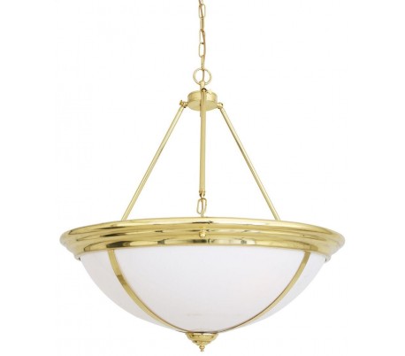 Dunleer lysekrone Ø69 cm 3 x E27 - Poleret messing