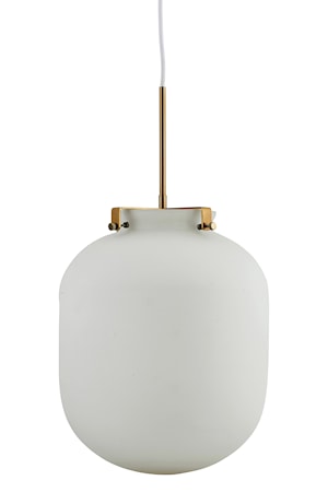 Ball-Jar Lampe Hvid D:30cm Glas